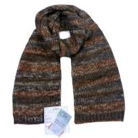 爱丽榭 Alyzee 意大利全进口时尚保暖女式2013冬季加厚针织围巾 B7019 绿色 均码