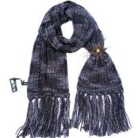 爱丽榭 Alyzee 意大利进口时尚保暖女式2013秋冬季加厚长款围巾 B7020 紫色 均码