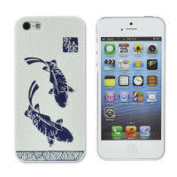 卡乐菲浮雕I4/4sPC壳01005白-年年有余