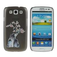 卡乐菲三星i9300超薄PC浮雕壳01004深灰-冷香