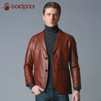 Goldpool 高尔普 男士短款真皮皮衣KX50893
