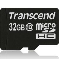创见(Transcend)32G(CLASS10)高速存储卡(MicroSD)