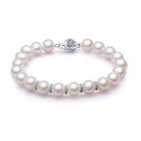 珍珠皇后PearlQueen精美天然珍珠手链近圆-婉婷