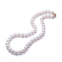 珍珠皇后PearlQueen天然珍珠项链K金扣-雪娴