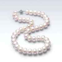 珍珠皇后PearlQueen超大颗强光天然珍珠项链-雅馨