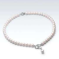 珍珠皇后PearlQueen天然珍珠链牌项链S925银-唯爱