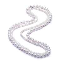 珍珠皇后PearlQueen椭圆天然珍双层项链S925银扣-邂逅