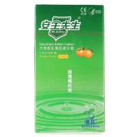 诺丝NOX避孕套 安全先生螺纹香橙10只装 超薄安全套