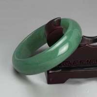 天然印度东陵玉 满绿 东陵玉 手镯 镯子 女 礼物高贵典雅 完DL000001