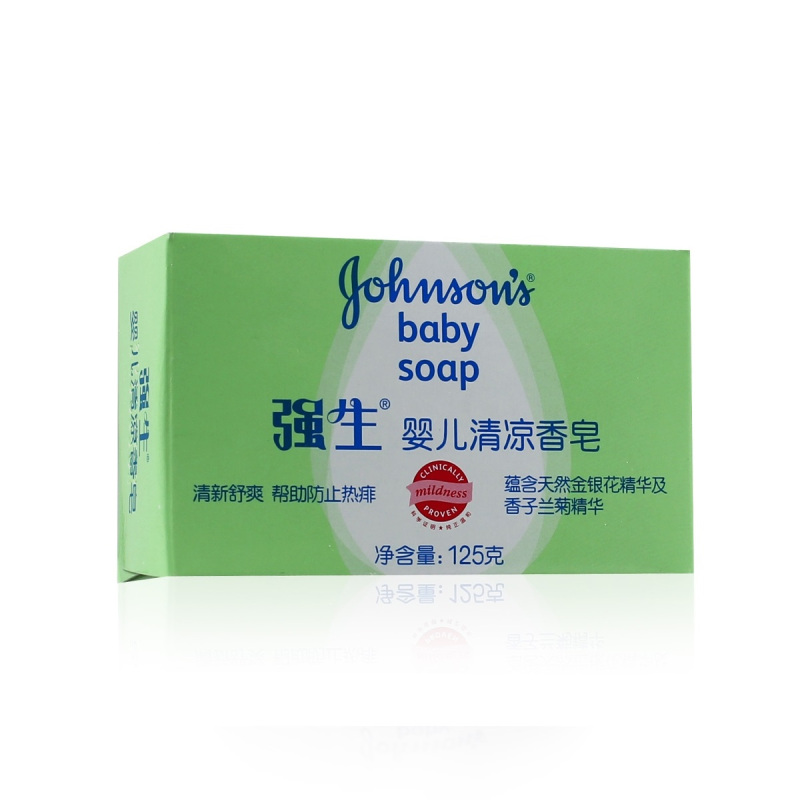 强生(Johnson)婴儿清凉香皂125g