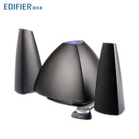 漫步者E3350BLUE 无线蓝牙音箱2.1多媒体低音炮音响 黑色