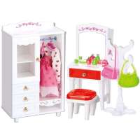 乐吉儿 梦幻房间A001 芭比娃娃套装礼盒 女孩公主玩具