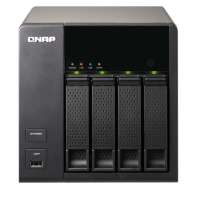 QNAP威联通TS-420NAS四盘位网络存储Marvell1.6GHz512MBDDR3RAM(重码下架禁用)