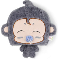 伊品堂 momoking鼠标垫 大容量 卡通 暖手垫发热 USB暖手鼠标垫(灰色)