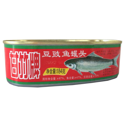甘竹 豆豉鱼罐头罐头 184g