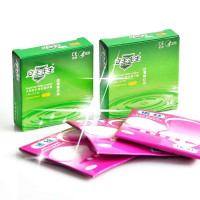 诺丝安全先生-天然乳胶避孕套超薄螺纹2片装+赠品3片