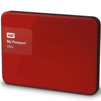 西部数据(WD)My Passport Ultra 升级版 2TB 2.5英寸 中国红 移动硬盘 限量版