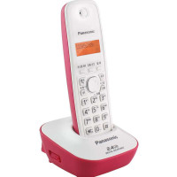 Panasonic/松下 无绳电话机 子母机 电话机 TG12 粉色单机