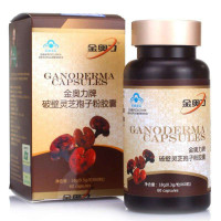 金奥力牌破壁灵芝孢子粉胶囊(盒装)300mg*60粒