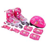 芭比冰鞋套装 BC2011-B  S(31-34)粉色