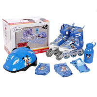 迪士尼冰鞋套装 DC2011-A S(31-34)蓝色