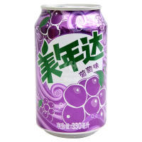 美年达葡萄味330ML