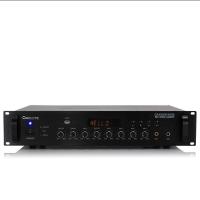 骑士QAX3000/500E带USB接口合并式定压功放(黑色)音响