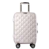 泊客行者 钻石切面系列拉杆箱 ABS+PC-721-28寸白色金框