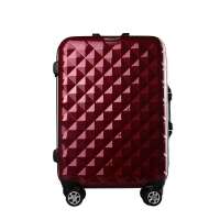 泊客行者 钻石切面系列拉杆箱 ABS+PC-721-28寸红色金框