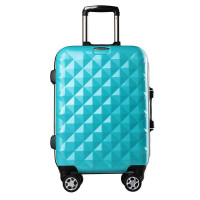 泊客行者 钻石切面系列拉杆箱 ABS+PC-721-20寸蓝色银框