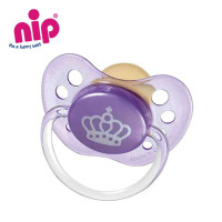 昵哺NIP 德国原装进口 安眠型奶嘴 硅胶安抚奶嘴 空间系列0-6个月(颜色随机)