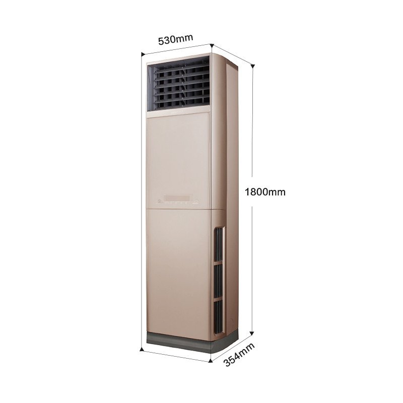 三菱重工 2匹 冷暖变频无氟全直流家用柜机空调 KFR-50LW/GBV1GBp 金色高清大图