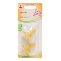 昵哺NIP 德国原装进口 宝宝天然乳胶奶嘴 通用奶瓶奶嘴中号(0个月以上)