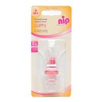 昵哺NIP 德国原装进口 婴儿奶嘴配件 安抚奶嘴带配钩(颜色随机)