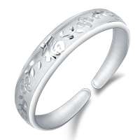 宝萃银楼 S999千足银手镯 福禄来银手镯 银饰品手镯手环