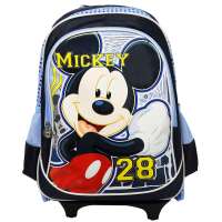 TRUECOLOR 真彩 M606156 迪士尼米奇学生书包/卡通拉杆书包 丈青色