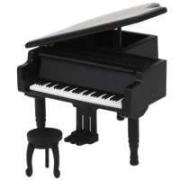 韵升 原木仿真系列 黑色三角钢琴/Y10015-1 天空之城