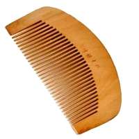精品迷你天然桃木梳子M1056