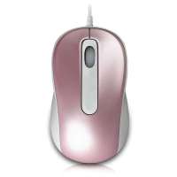多彩光电鼠标M102BU(粉白)