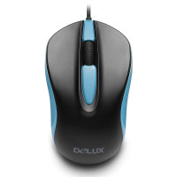 多彩光电鼠标M137BU(黑蓝)