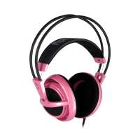 赛睿西伯利亚v1耳机(粉色)