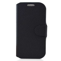 琪瑞 手机保护套 三星 i9300 i9308 PU黑色