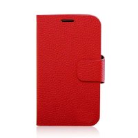 琪瑞 手机保护套 三星I9300 PU大红