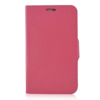 琪瑞 手机保护套 三星Note2 i9220 PU玫红