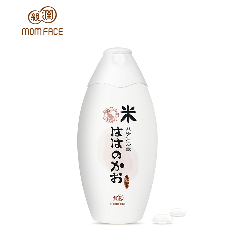 亲润MOM FACE大米丝滑沐浴露250ml有香味母婴洗发沐浴D716