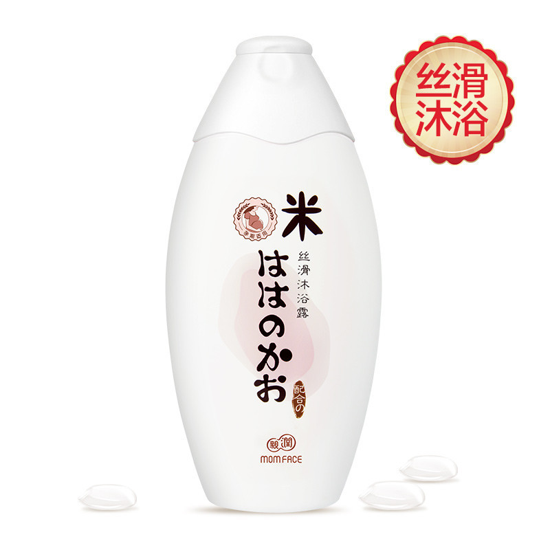 亲润MOM FACE大米丝滑沐浴露250ml有香味母婴洗发沐浴D716