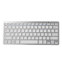 摩豹K100g时尚无线单键盘(银白)