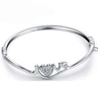 [DIYA]925纯银手镯 爱的宣言