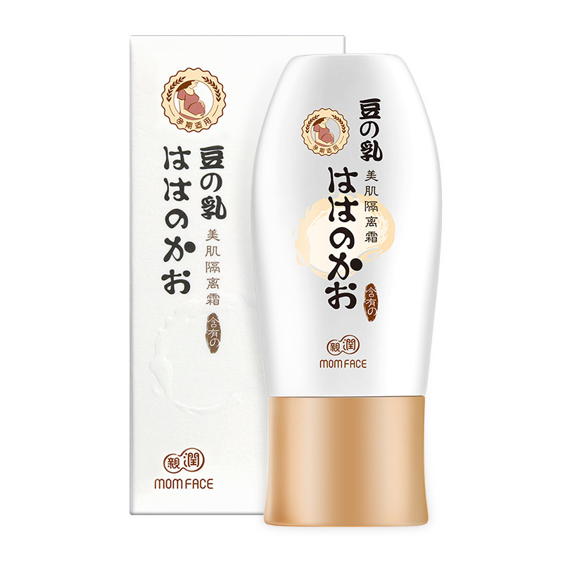 亲润MOM FACE 豆乳天然美肌隔离霜50G孕妇可用保湿补水适合各种肤质孕妈护肤彩妆