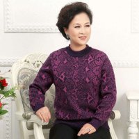 诗米利琪 女装 羊毛衫套头毛衣短款圆领Y2169